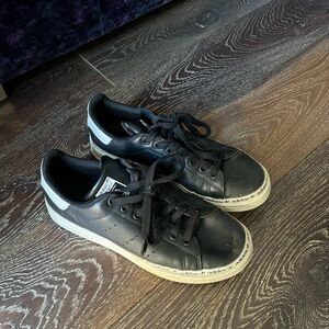 Women’s Adidas Black and White Stan Smith Sneakers
